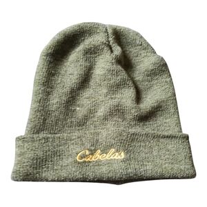 Cabela's Khaki Green Skull Cap